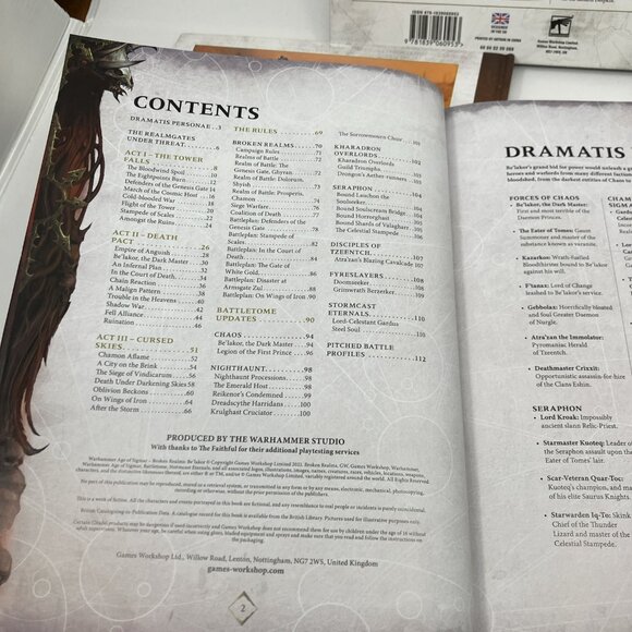 Warhammer Age of Sigmar Broken Realms Morathi Be'Lakor Kragnos Lot of 3 40k - Picture 8 of 11